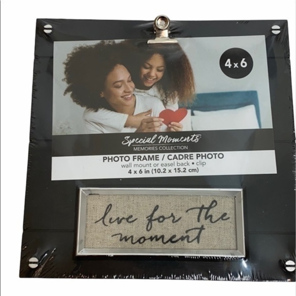 Live for the moment Picture Frame. NWT